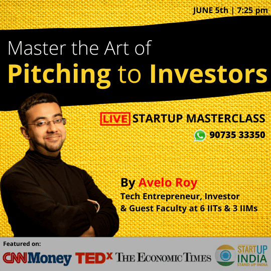 art of pitching to startup Investors